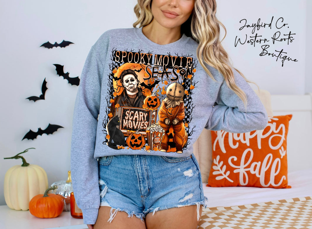 SPOOKY MOVIES | ASH GRAY | SPORT GRAY | SAND | FOREST GREEN
