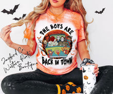 Load image into Gallery viewer, THE BOYS ARE BACK IN TOWN BLEACHED TEE
