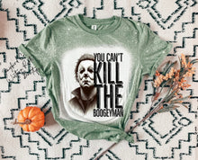 Load image into Gallery viewer, YOU CAN’T KILL THE BOOGYMAN BLEACHED TEE
