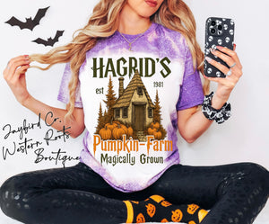 HAGRADS PUMPKIN FARM BLEACHED TEE