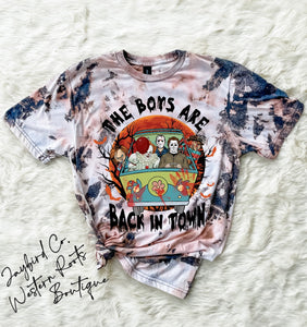 THE BOYS ARE BACK IN TOWN BLEACHED TEE