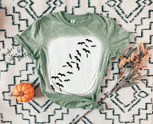 ITS FREAKIN BATS BLEACHED TEE