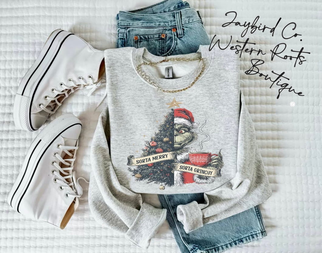 SORTA MERRY SORTA GRINCHY | ASH GRAY | SPORT GRAY | SAND | WHITE
