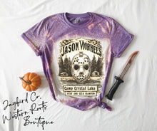 Load image into Gallery viewer, CAMP CRYSTAL LAKE BLEACHED TEE

