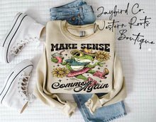 Load image into Gallery viewer, MAKE SENSE COMMON AGAIN | ASH GRAY | SPORT GRAY | SAND | WHITE
