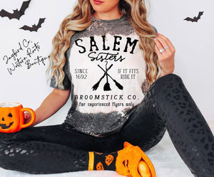 SALEM SISTERS BLEACHED TEE