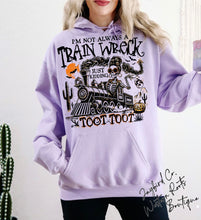 Load image into Gallery viewer, TRAIN WRECK SWEATSHIRT | MINT GREEN | ORCHID | DARK HEATHER | WHITE
