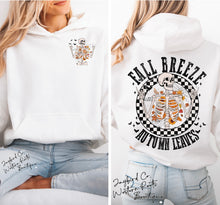 Load image into Gallery viewer, FALL BREEZE AUTUMN LEAVES SWEATSHIRT | MINT GREEN | ORCHID | DARK HEATHER | WHITE

