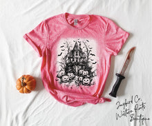 Load image into Gallery viewer, HAUNTED HOUSE BLEACHED TEE
