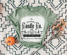 Load image into Gallery viewer, JACK LANTERNS CANDLE CO. BLEACHED TEE
