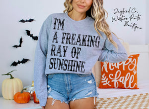 RAY OF FREAKIN SUNSHINE | ASH GRAY | SPORT GRAY | SAND | FOREST GREEN