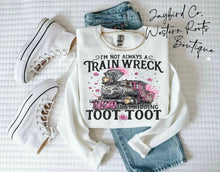 Load image into Gallery viewer, TRAIN WRECK HOODIE/CREW SWEATSHIRT
