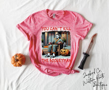 Load image into Gallery viewer, YOU CAN’T KILL THE BOOGYMAN BLEACHED TEE
