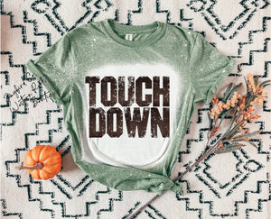 TOUCH DOWN BLEACHED TEE