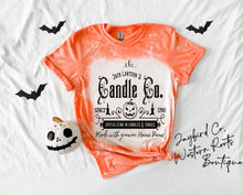 Load image into Gallery viewer, JACK LANTERNS CANDLE CO. BLEACHED TEE
