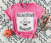 Load image into Gallery viewer, HALLOWEENTOWN  BLEACHED TEE
