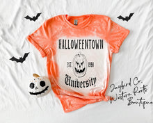 Load image into Gallery viewer, HALLOWEENTOWN  BLEACHED TEE
