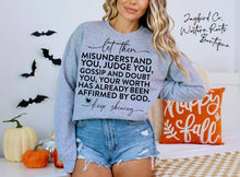 Load image into Gallery viewer, LET THEM HOODIE/CREW SWEATSHIRT
