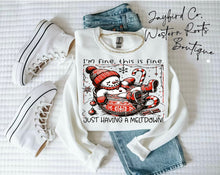 Load image into Gallery viewer, JUST HAVING A MELTDOWN | ASH GRAY | SPORT GRAY | SAND | WHITE
