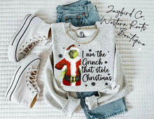 Load image into Gallery viewer, I AM THE GRINCH THAT STOLE CHRISTMAS | ASH GRAY | SPORT GRAY | SAND | WHITE
