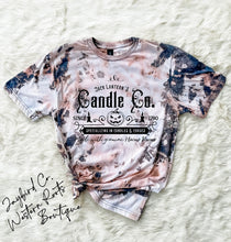 Load image into Gallery viewer, JACK LANTERNS CANDLE CO. BLEACHED TEE
