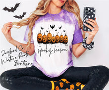 Load image into Gallery viewer, SPOOKY SEASON BLEACHED TEE
