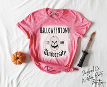 Load image into Gallery viewer, HALLOWEENTOWN  BLEACHED TEE
