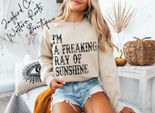 Load image into Gallery viewer, RAY OF SUNSHINE HOODIE/CREW SWEATSHIRT
