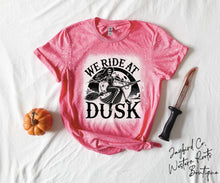 Load image into Gallery viewer, WE RIDE AT DUSK BLEACHED TEE
