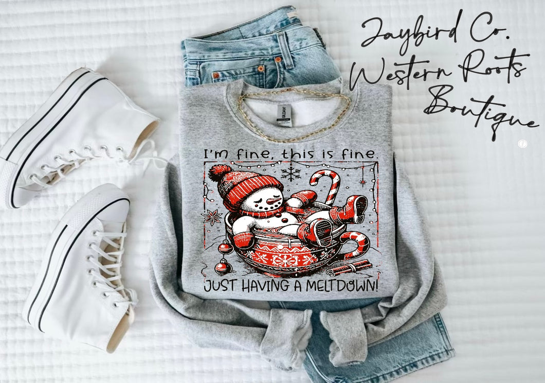 JUST HAVING A MELTDOWN | ASH GRAY | SPORT GRAY | SAND | WHITE