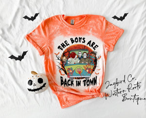 THE BOYS ARE BACK IN TOWN BLEACHED TEE