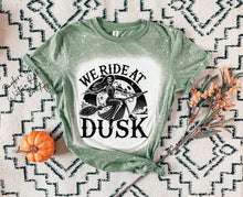 Load image into Gallery viewer, WE RIDE AT DUSK BLEACHED TEE
