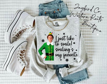 Load image into Gallery viewer, I JUST LIKE SMILING ELF | ASH GRAY | SPORT GRAY | SAND | WHITE
