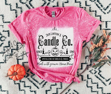 Load image into Gallery viewer, JACK LANTERNS CANDLE CO. BLEACHED TEE
