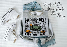 Load image into Gallery viewer, RAISING KIDS AND HELL  | ASH GRAY | SPORT GRAY | SAND | WHITE
