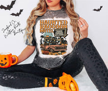 Load image into Gallery viewer, HAUNTED RACCOON MOTEL BLEACHED TEE
