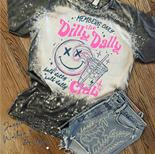 Load image into Gallery viewer, DILLY DALLY CLUB BLEACHED TEE
