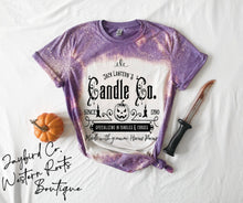 Load image into Gallery viewer, JACK LANTERNS CANDLE CO. BLEACHED TEE
