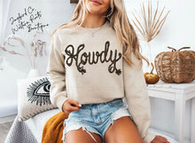 Load image into Gallery viewer, HOWDY HOODIE/CREW SWEATSHIRT
