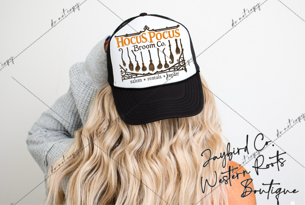 Hocus Pocus Broom Co.|Trucker Hat