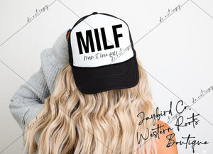 Milf Man I Love Fall|Trucker Hat