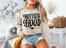 Load image into Gallery viewer, MOTHERHOOD HOODIE/CREW SWEATSHIRT
