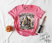 Load image into Gallery viewer, HAUNTED HOUSE BLEACHED TEE
