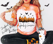 Load image into Gallery viewer, SPOOKY SEASON BLEACHED TEE
