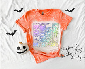 SPOOKY SEASON BLEACHED TEE