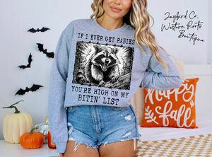 IF I EVER GET RABIES | ASH GRAY | SPORT GRAY | SAND | FOREST GREEN