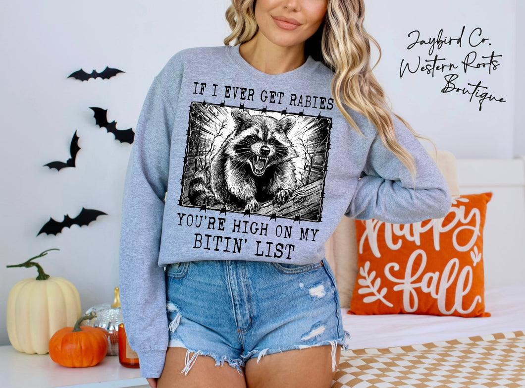 IF I EVER GET RABIES | ASH GRAY | SPORT GRAY | SAND | FOREST GREEN
