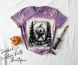 SCARY PUMPKIN BLEACHED TEE