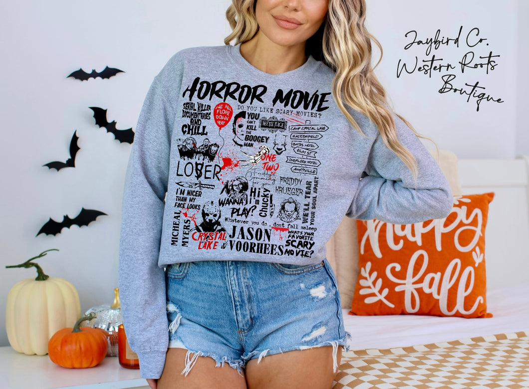 HORROR MOVIE | ASH GRAY | SPORT GRAY | SAND | FOREST GREEN