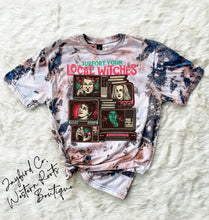 Load image into Gallery viewer, SUPPORT YOUR LOCAL WITCHES BLEACHED TEE
